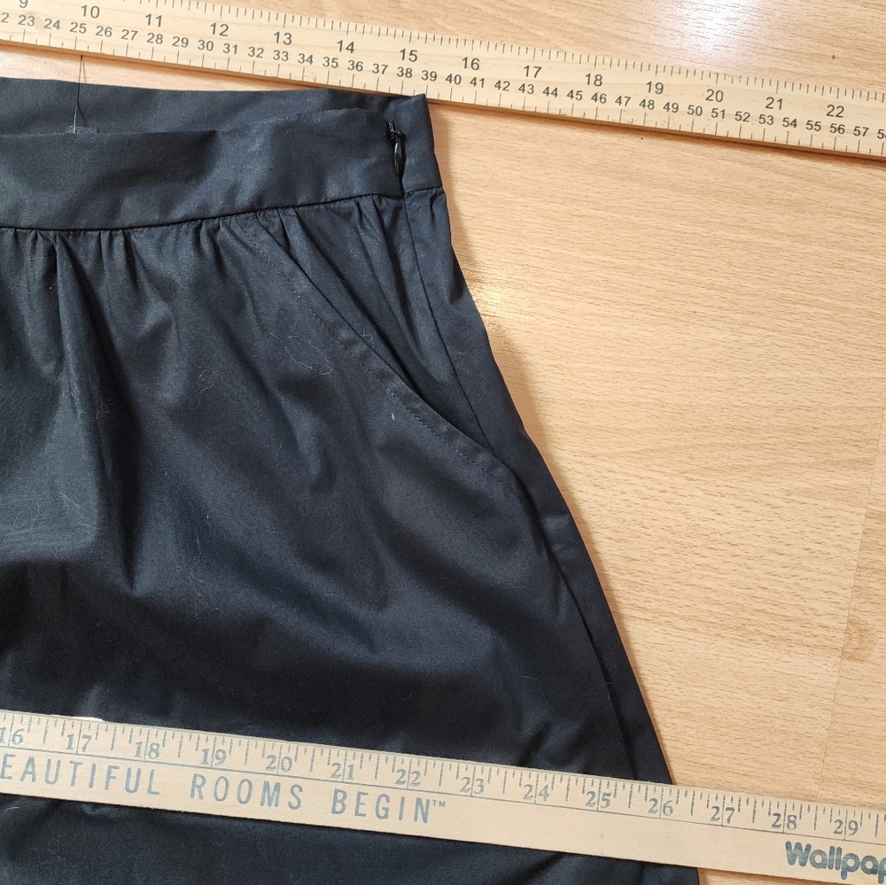 NWT ModCloth x Hello Kitty Let's Go Rainbow A-Line Black Skirt Cotton Large - Picture 8 of 16